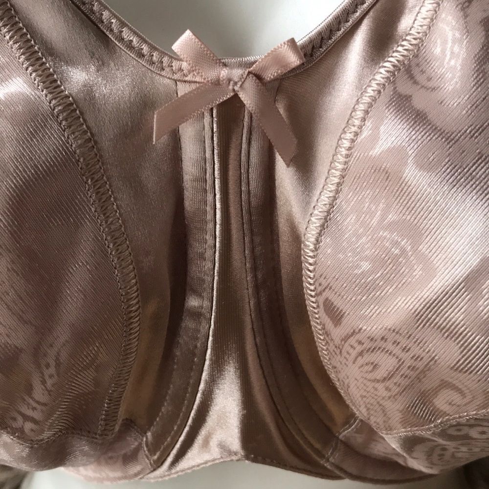 Bali Satin Tracings Underwire Minimizer bra nude - Picture 3 of 8